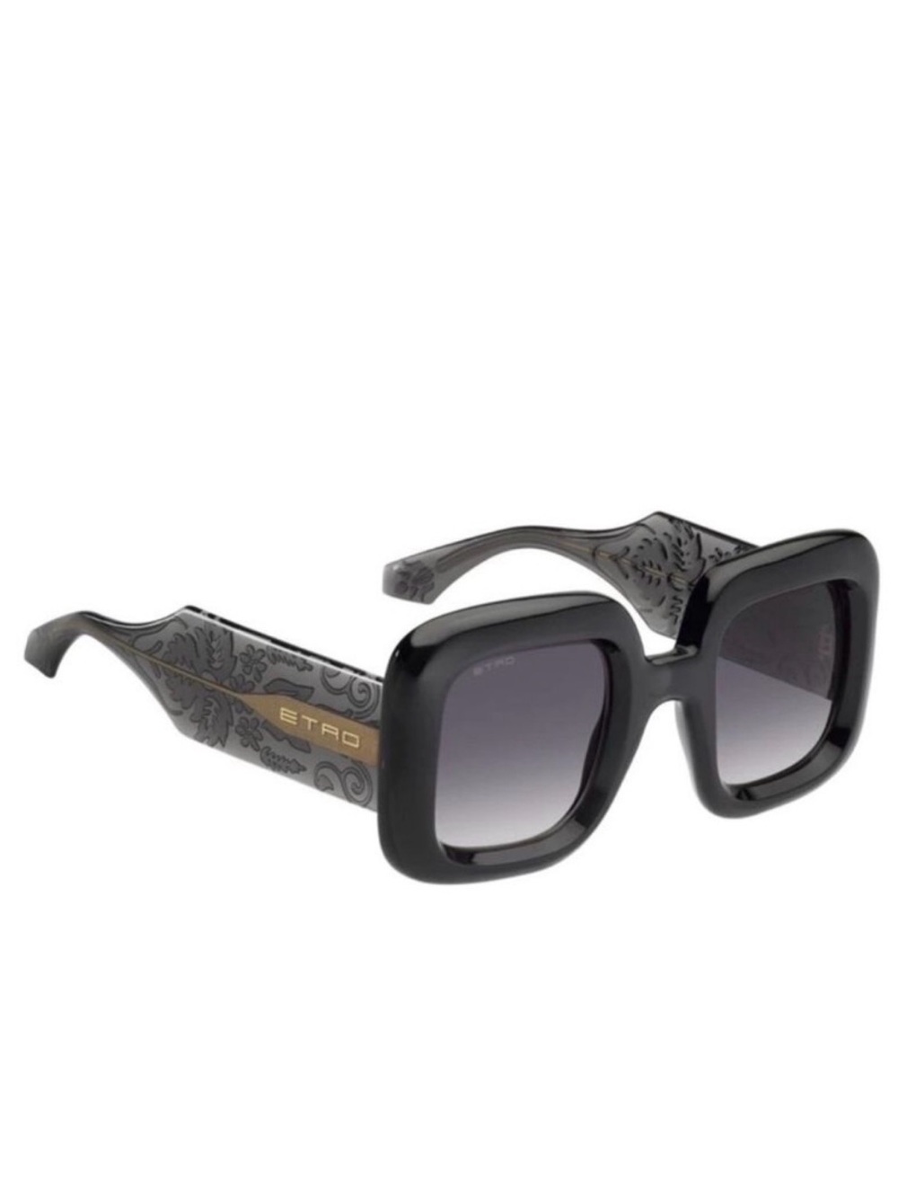 Etro Black Square Gradient Women's Sunglasses - Picture 3 of 13